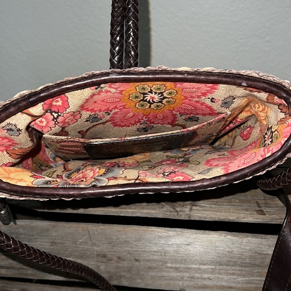 Brighton Basket Weave Handbag ECU - Picture 9 of 12